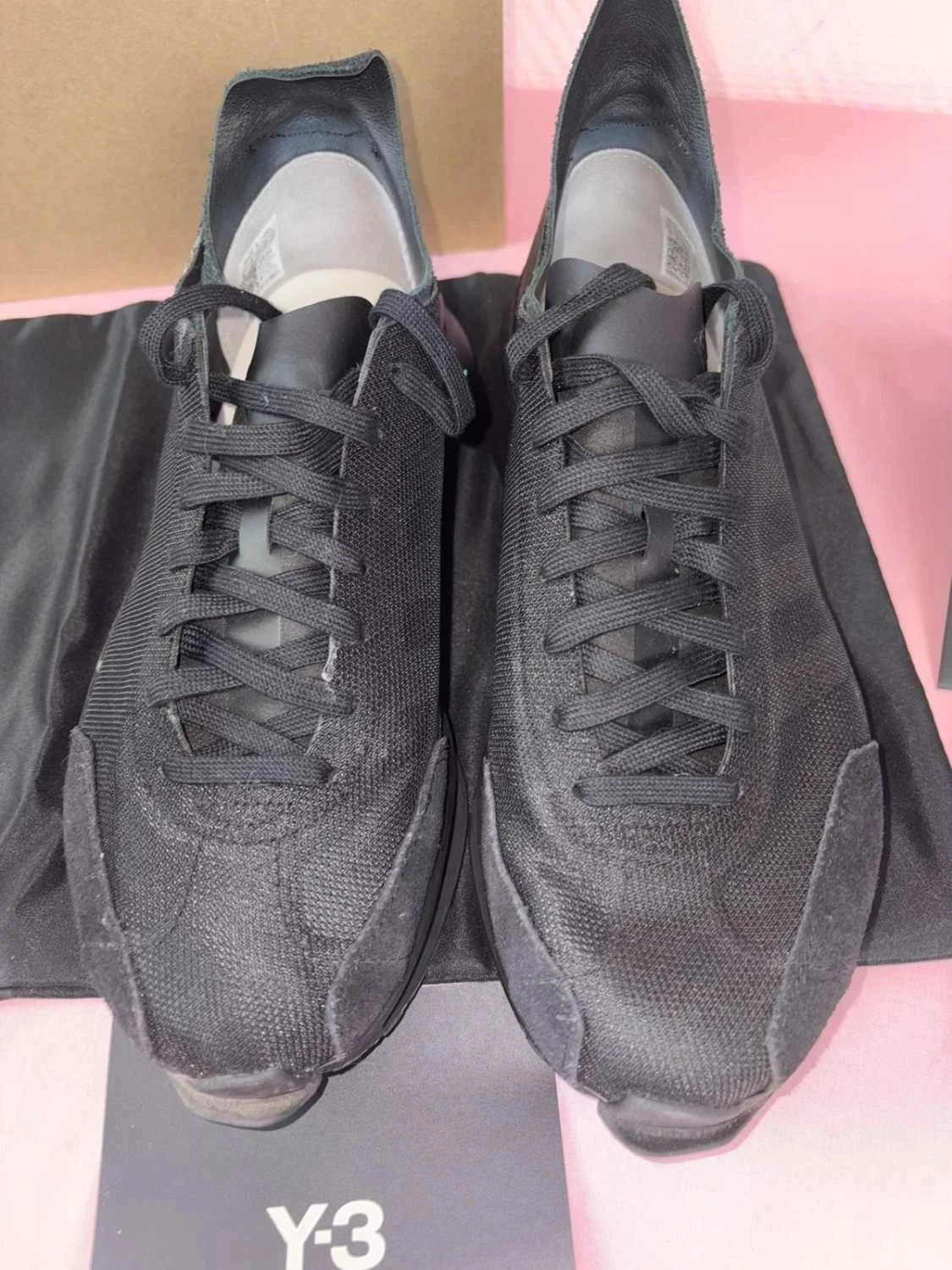 tênis masculino y-3 s-gendo run pretos tamanho 42⅔ completos com caixa – photo 12